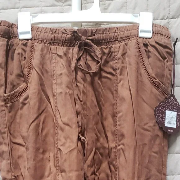 Knox Rose Women's Joggers in Brown - Picture 4 of 9